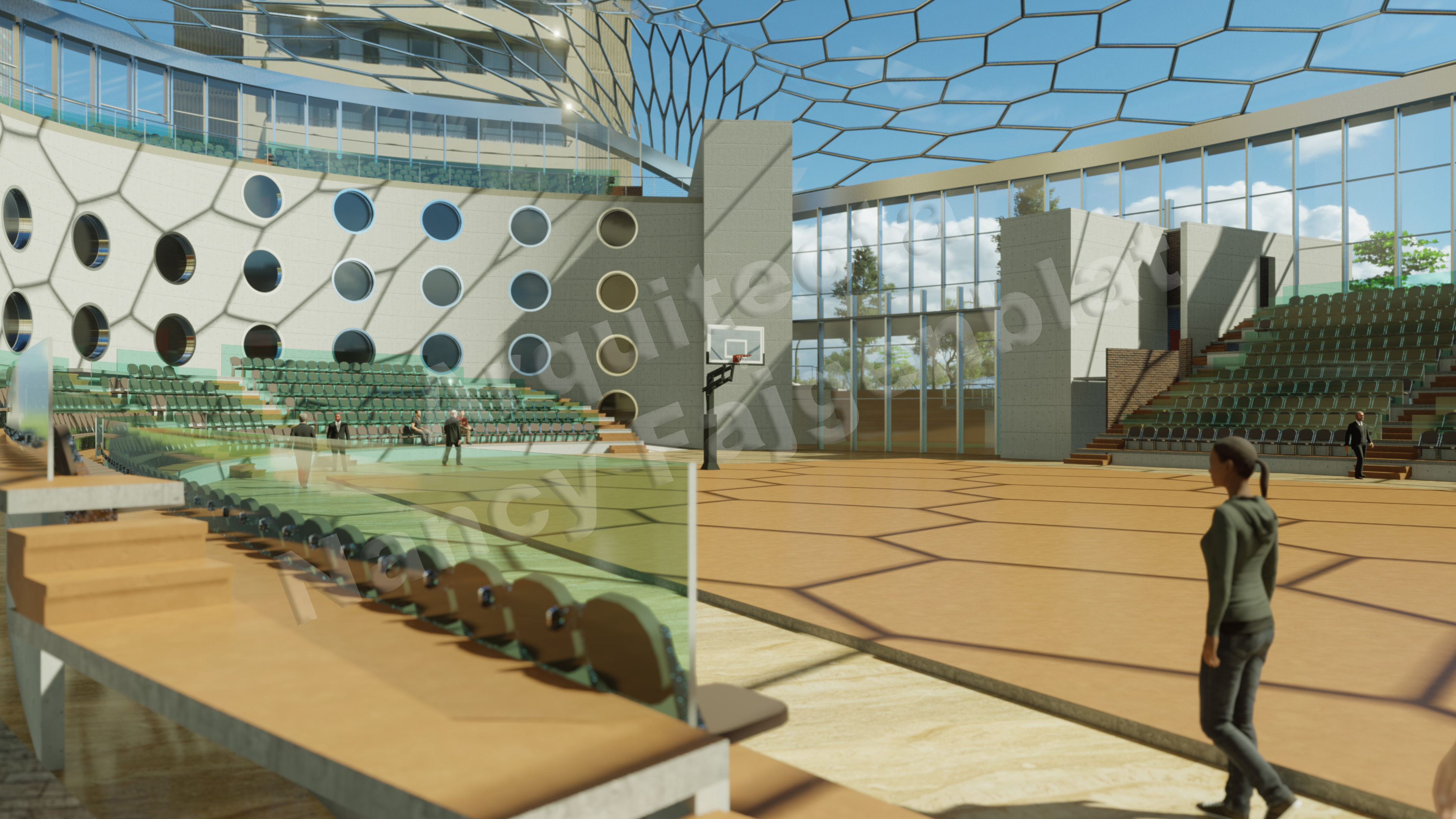 Animation for a stadium project